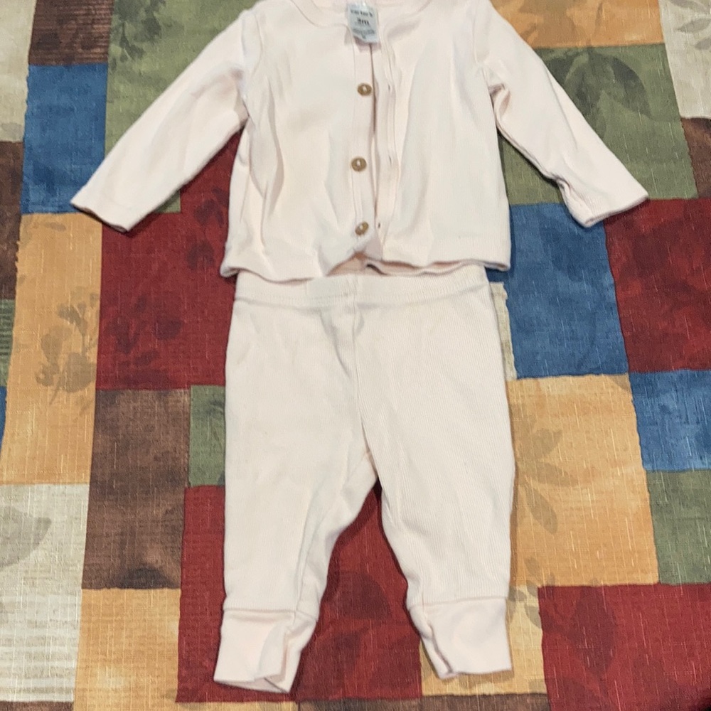 Baby girls 2 piece outfit size 3 months